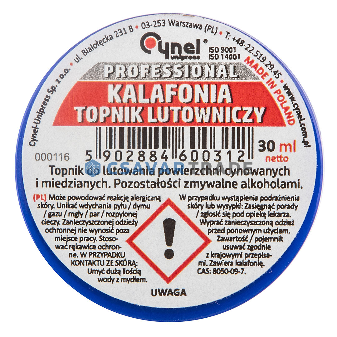 TOPEX - Forrasztógyanta, 30ml