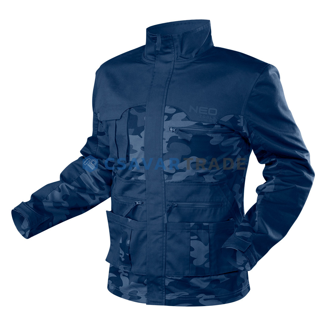 NEO - Férfi munkásdzseki, Camo Navy line, M