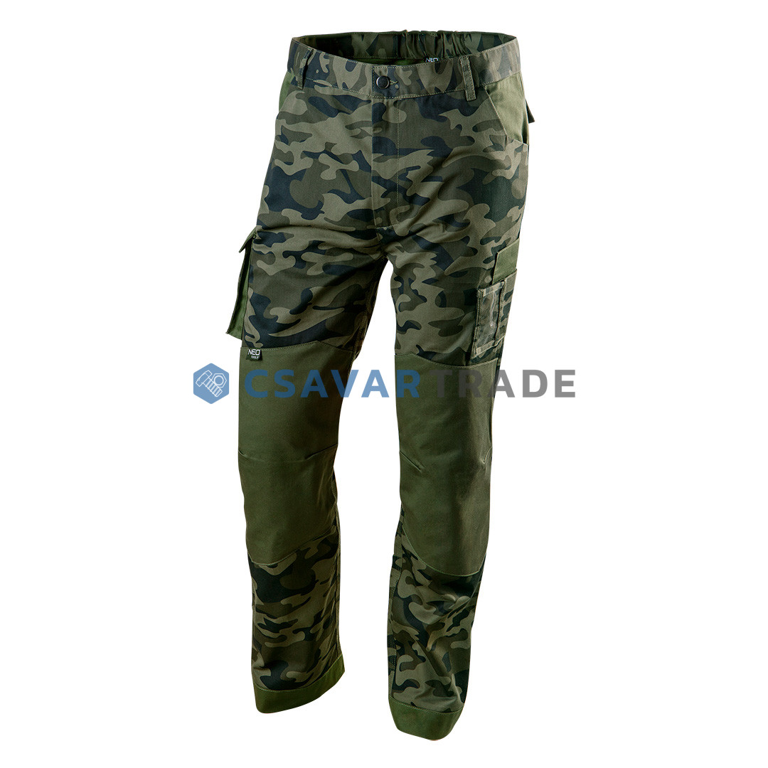 NEO - Férfi hosszú munkásnadrág, Camo line, L