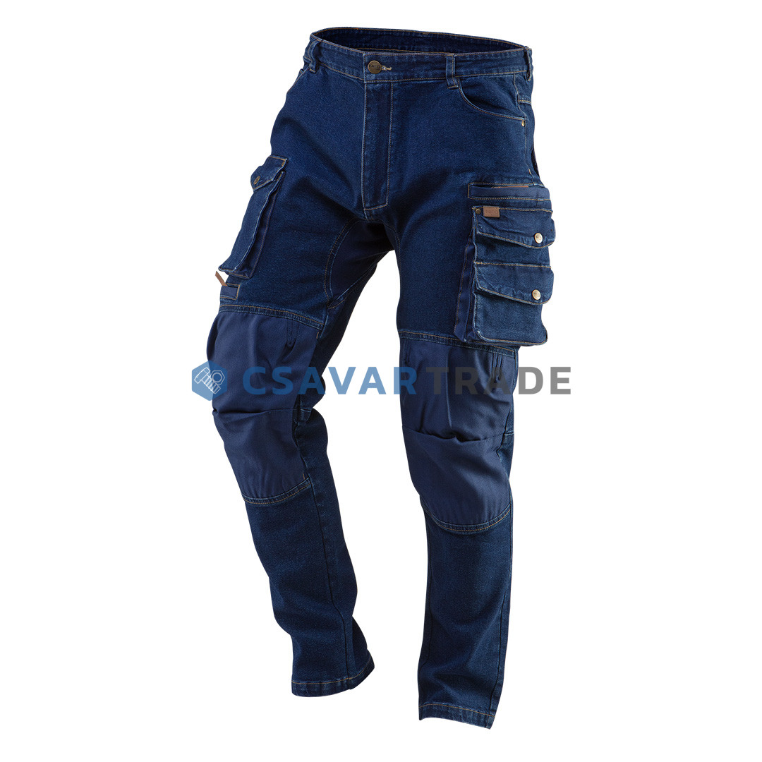 NEO - Férfi hosszú munkásnadrág, Denim line, S