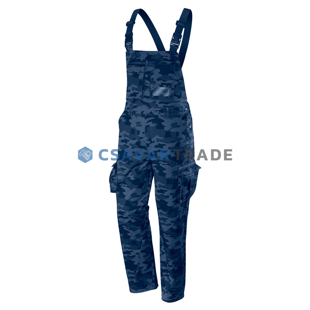 NEO - Férfi kertésznadrág, Camo Navy line, XS