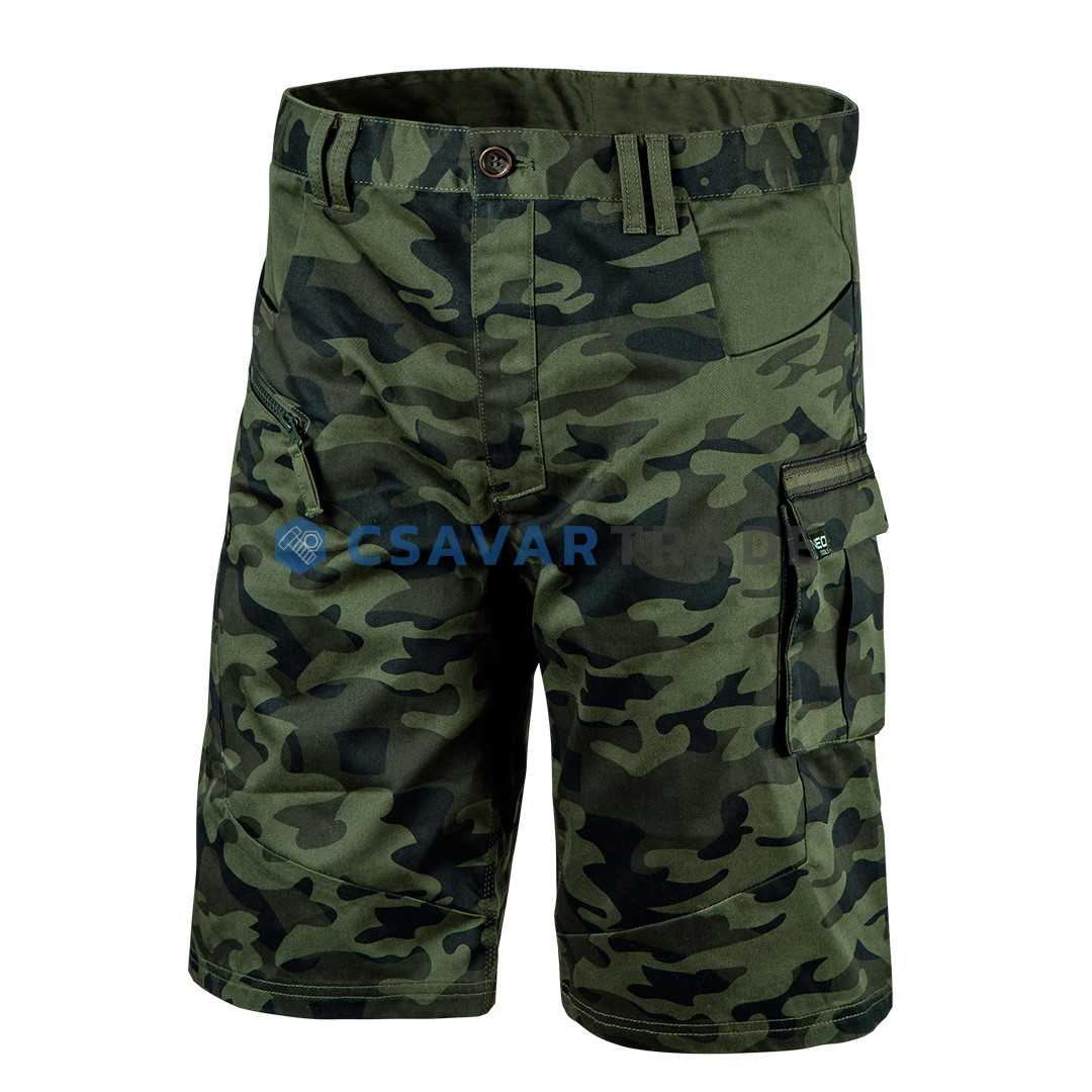 NEO - Férfi rövid munkásnadrág, Camo line, L