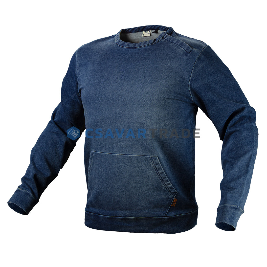 NEO - Farmer munkáspulóver, Denim line, XL