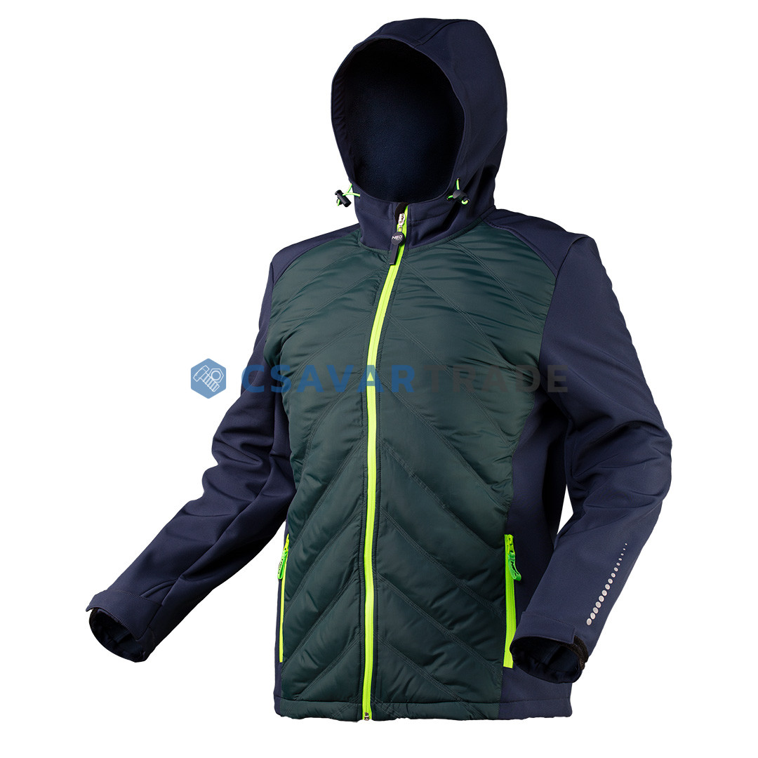 NEO - Softshell munkásdzseki, Premium line, steppelt betéttel, XXXL